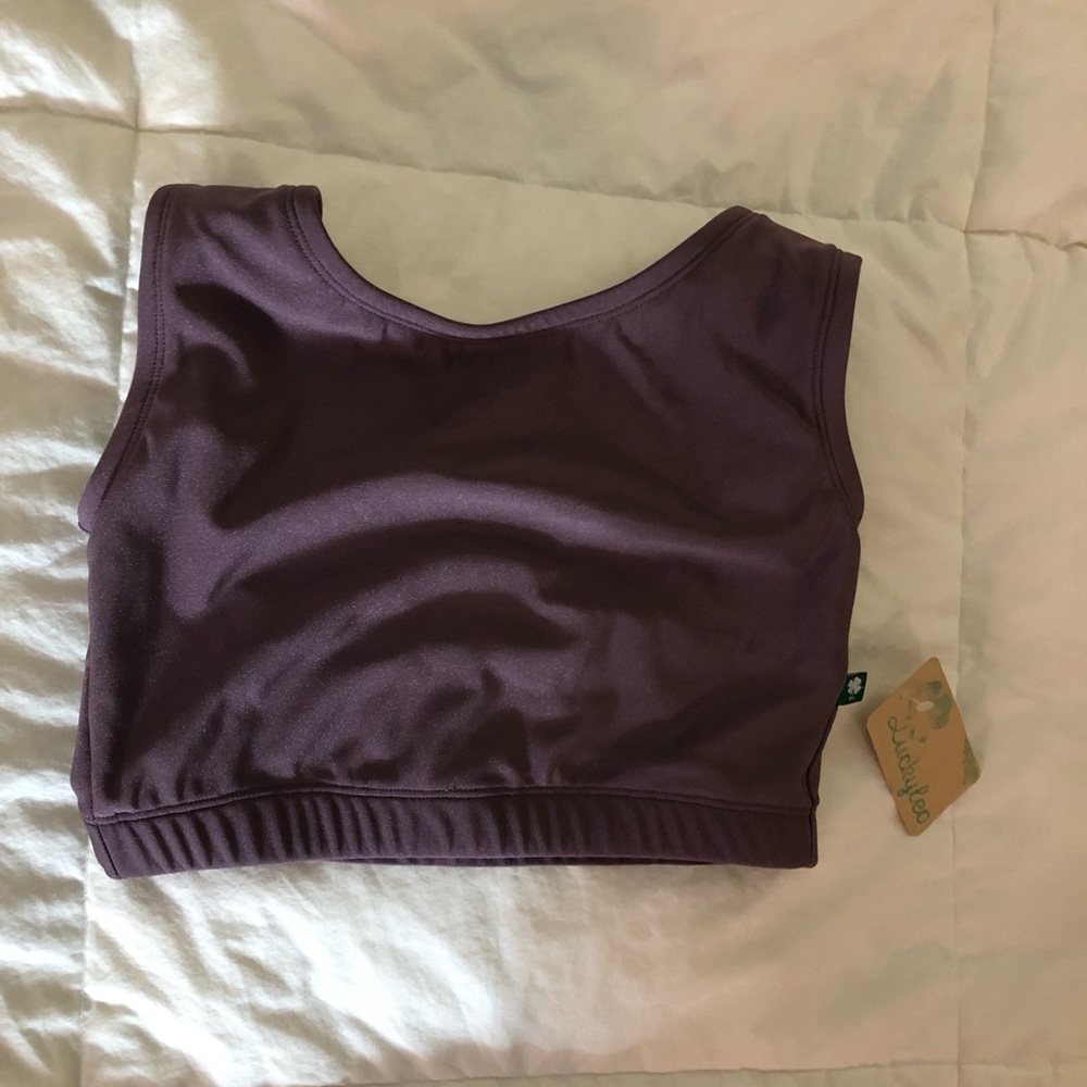 Luckyleo Dancewear Activewear workout crop